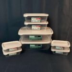 طقم علب حفظ ترند – 8 قطع  (4×0.3 لتر + 2×1.2 لتر + 2×3 لتر)