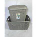 💥 Special offer valid until 30-11-2025 or until stock runs out!!  Rattan Laundry Set– Hamper 55L + Basket 50L - Image 8