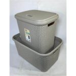 💥 Special offer valid until 30-11-2025 or until stock runs out!!  Rattan Laundry Set– Hamper 55L + Basket 50L - Image 5