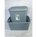 💥 Special offer valid until 30-11-2025 or until stock runs out!!  Rattan Laundry Set– Hamper 55L + Basket 50L - Image 3