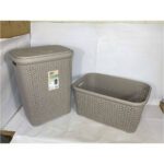 💥 Special offer valid until 30-11-2025 or until stock runs out!!  Rattan Laundry Set– Hamper 55L + Basket 50L - Image 4