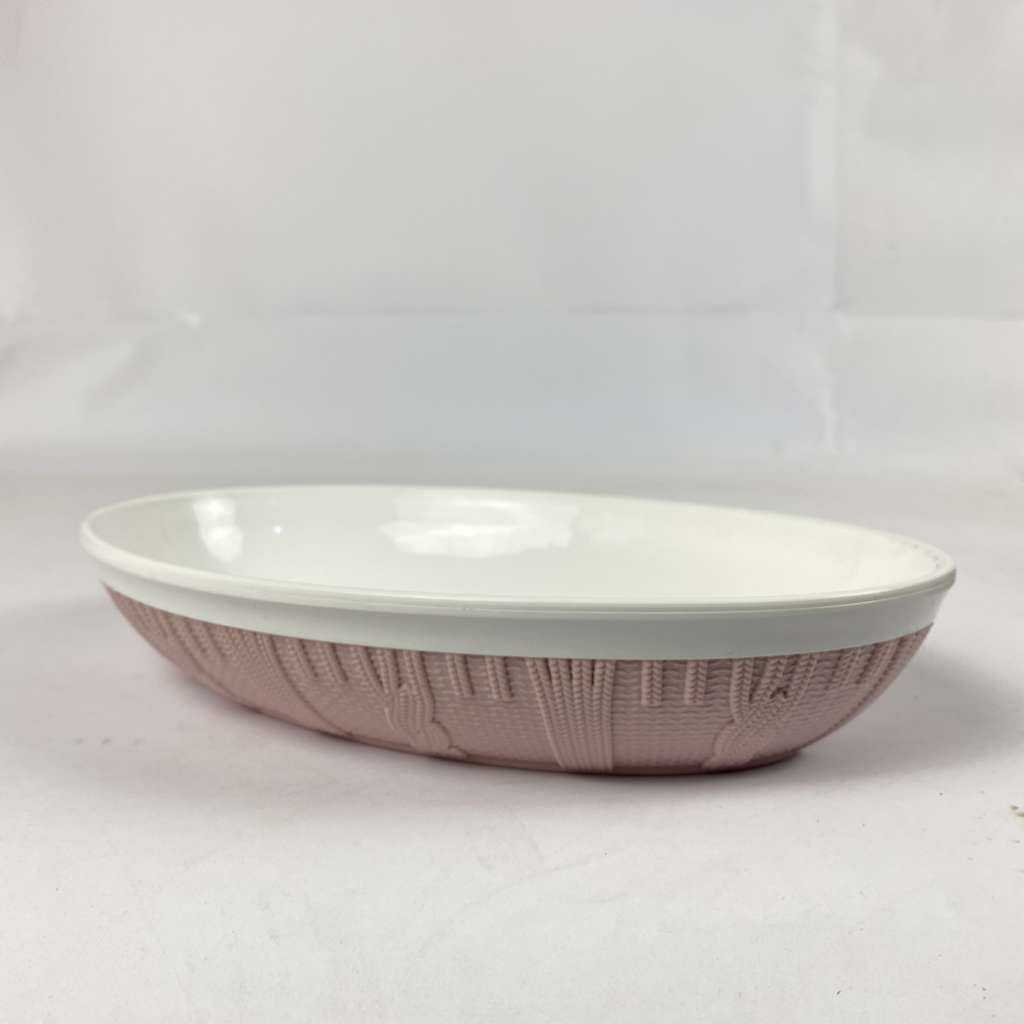 03 1272 (2) Elegant Flat Oval Decorative Bowl - Image 1