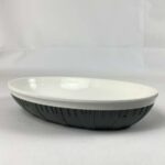 Elegant Flat Oval Decorative Bowl - Image 3