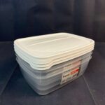 Set Trend Rectangular Storage Box – 3 Pieces – 2L - Image 2