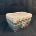 Set Trend Rectangular Storage Box – 3 Pieces – 2L - Image 4