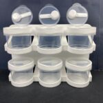 6 Pcs SnapLid Spice Container Set with Stand - Image 2