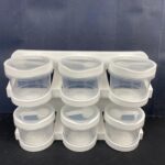 6 Pcs SnapLid Spice Container Set with Stand - Image 4