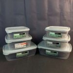 ⁦طقم علب حفظ ترند – 6 قطع  (2×1.5 لتر + 2×2.5 لتر + 2×3 لتر)⁩ - الصورة ⁦6⁩