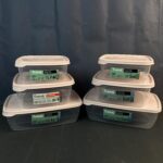 ⁦طقم علب حفظ ترند – 6 قطع  (2×1.5 لتر + 2×2.5 لتر + 2×3 لتر)⁩ - الصورة ⁦7⁩