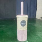 Diamond Design Toilet Brush with Holder - Image 2