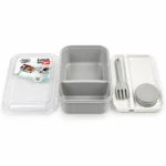 Divided Storage Box With Fork+Spoon+Sauce Box (14,5x20x7,4 (h) cm) - Image 4