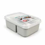 Divided Storage Box With Fork+Spoon+Sauce Box (14,5x20x7,4 (h) cm)
