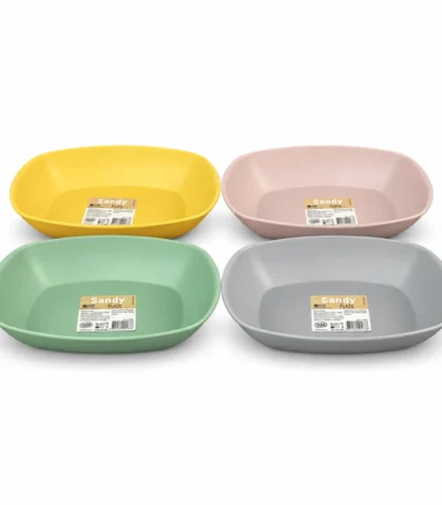 Sandy Oval Plate No:1 |(11,7 x 17 x 3,5 (h) cm)