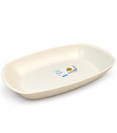 Sandy Oval Plate No:2 (15,8 x 25 x 4 (h) cm)