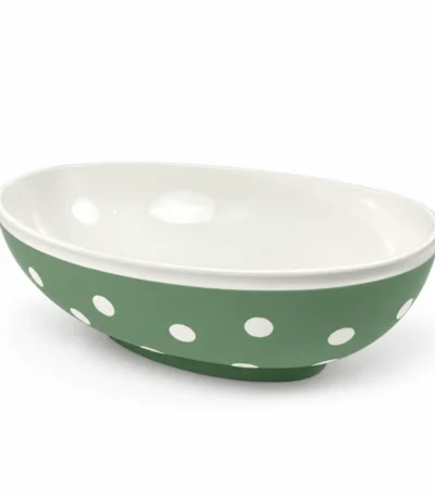 3.2 L  Oval Spotty Bowl Without Lid