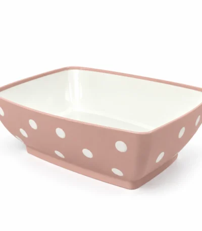 2,5 L Rectangle Spotty Bowl Without Lid