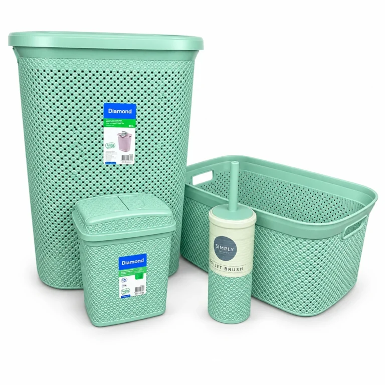 (4 PCs) Bathroom Set Diamond